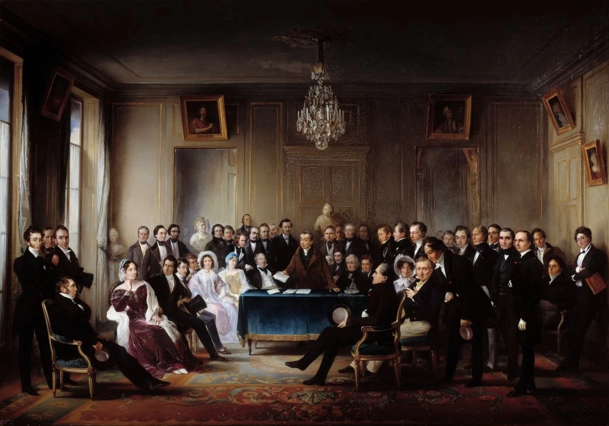 Rançois Guillaume Andrieux legge la sua tragedia Junius Brutus